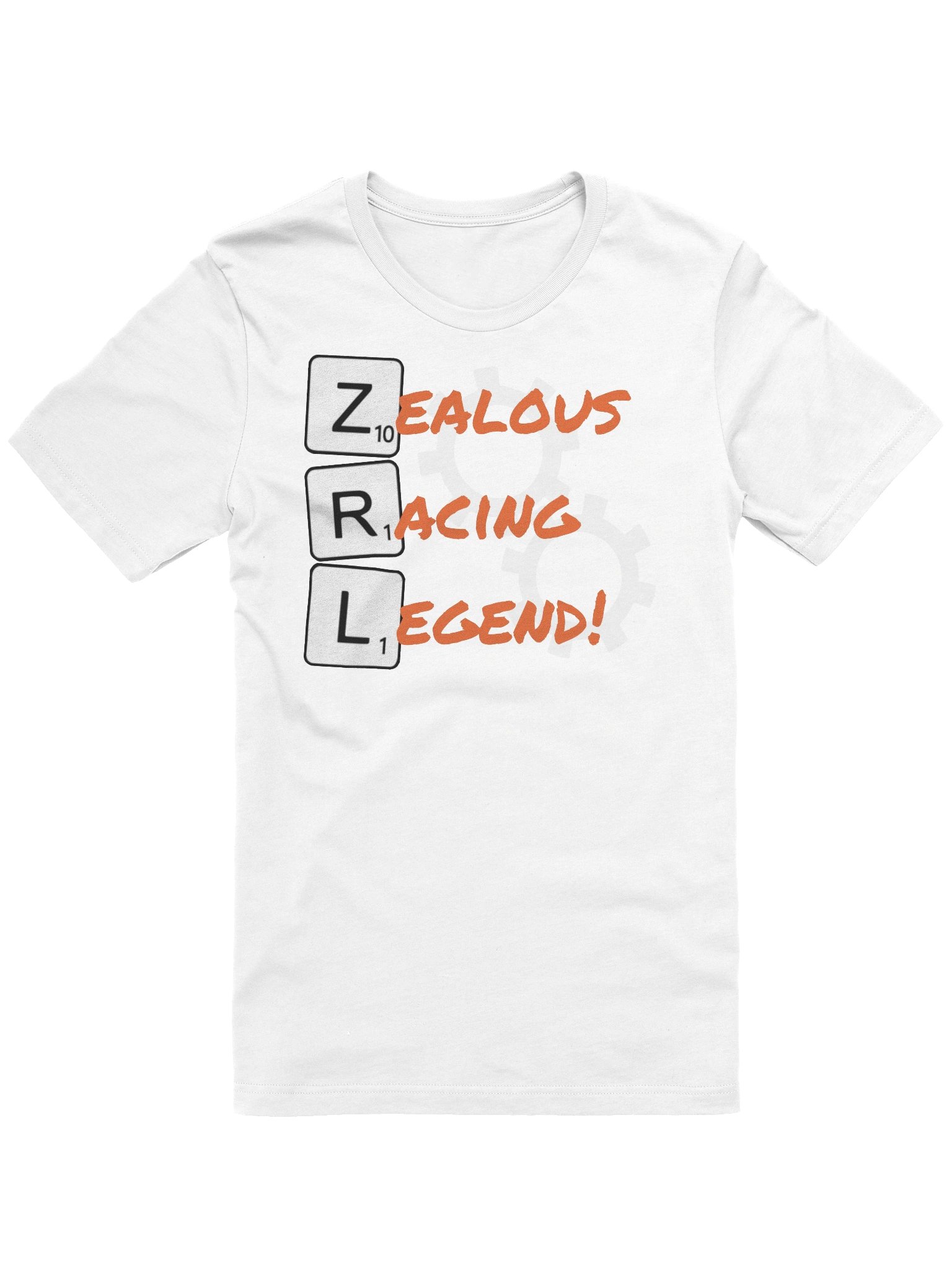 Zealous Racing Legend White Tee product image (1)