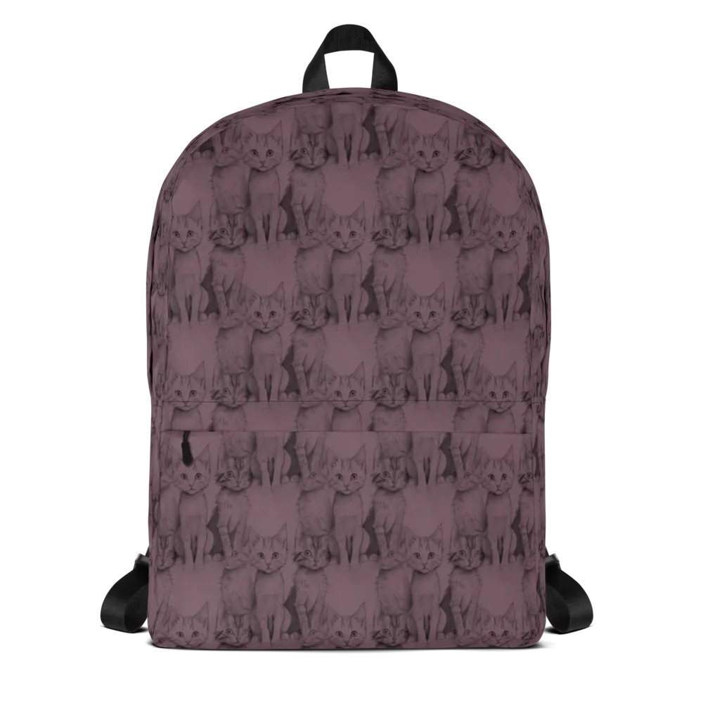 Feline Fusion All-Over Print Backpack product image (2)