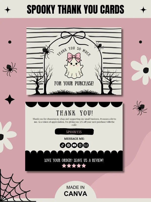 Coquette Halloween Ecommerce Listing Templates product image (12)