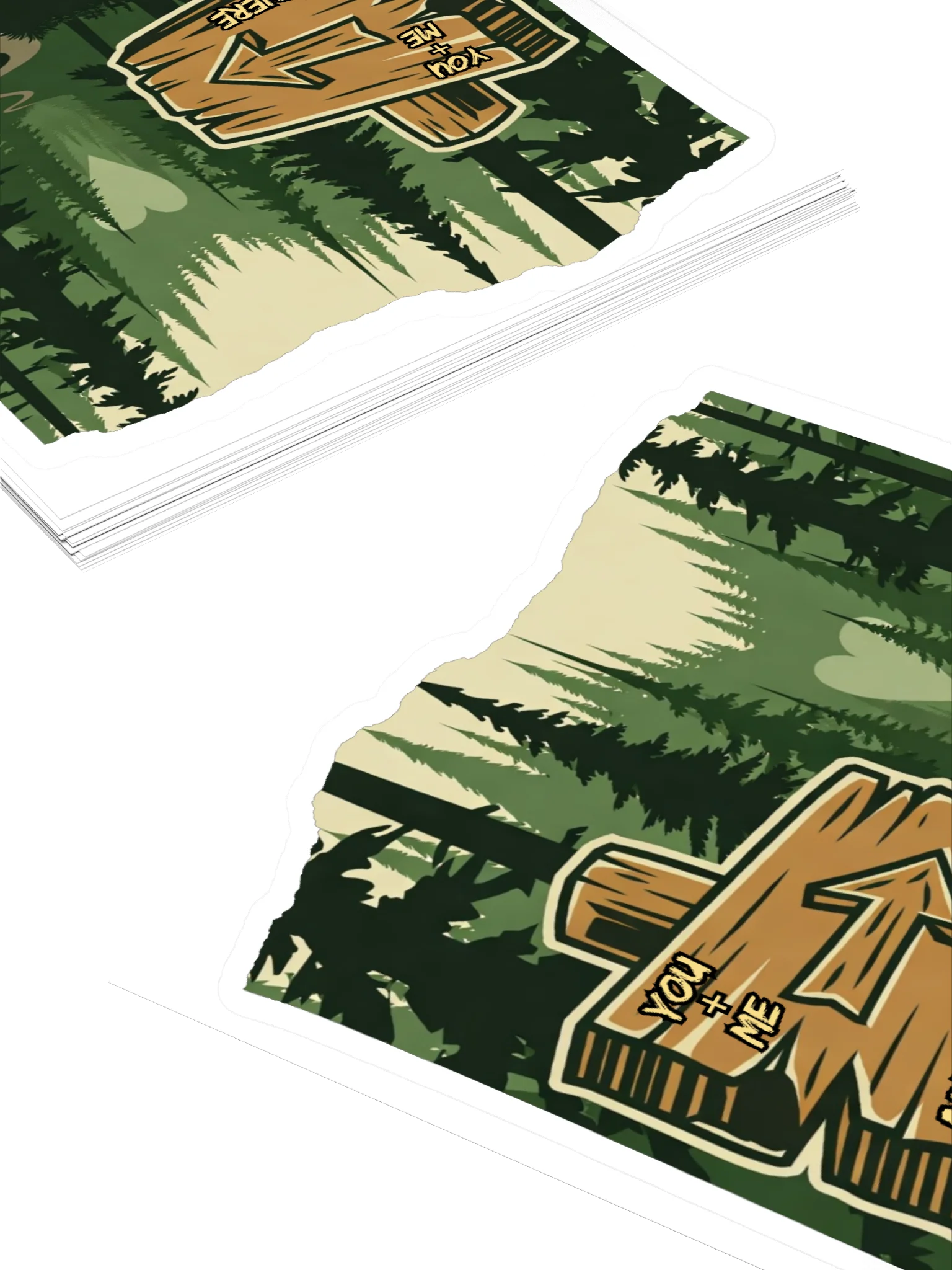 You + Me Anywhere – Northwoods Trail Sign Sticker product image (4)
