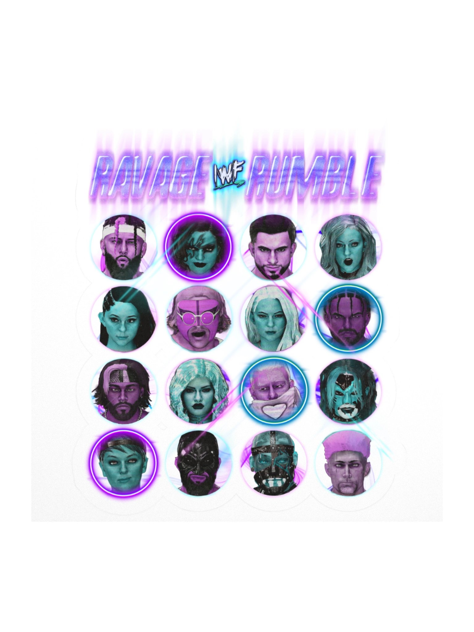 IWF Ravage Rumble Sticker product image (1)