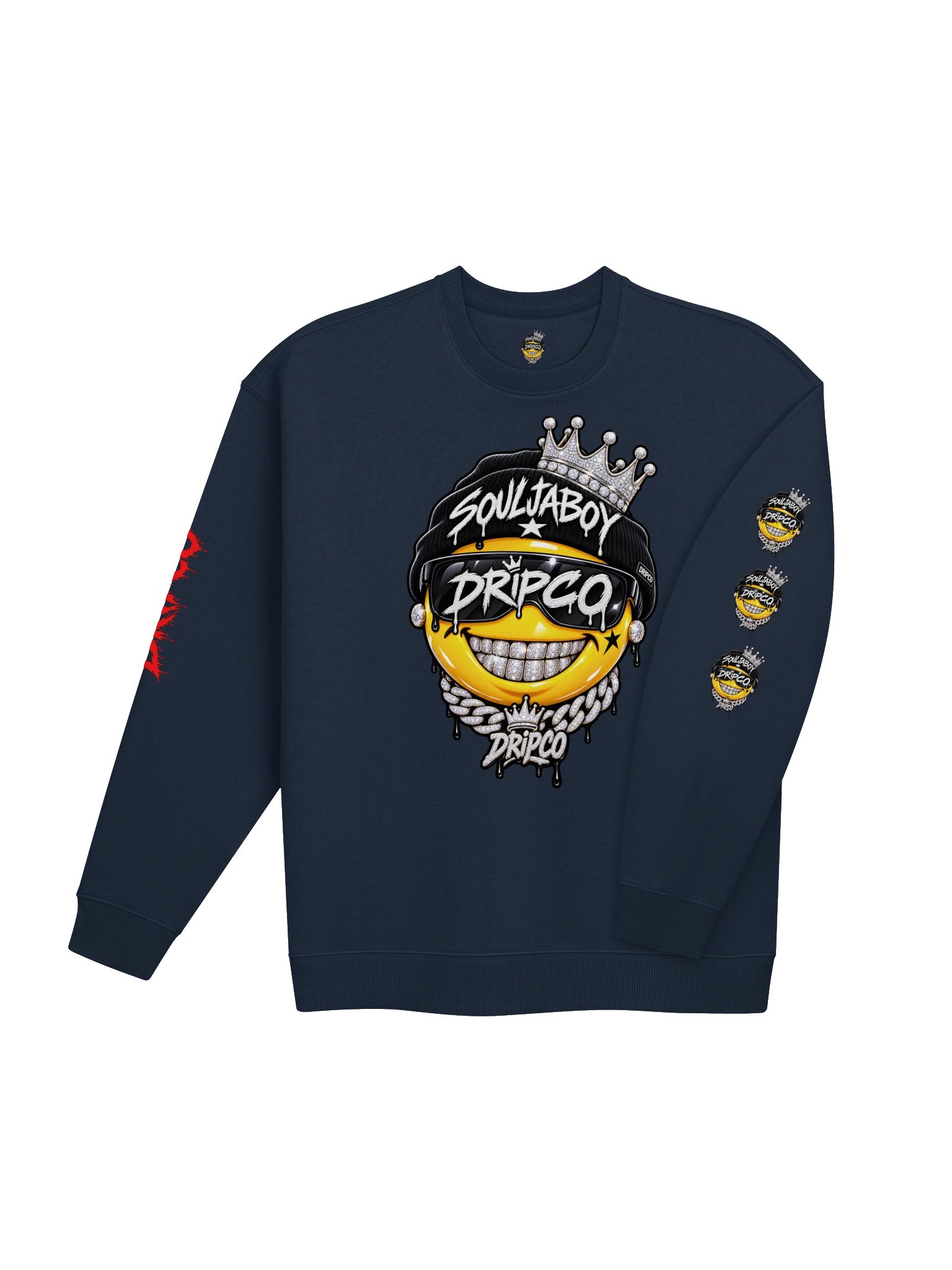 Dripco Crown Smiley Oversized Sweatshirt product image (8)