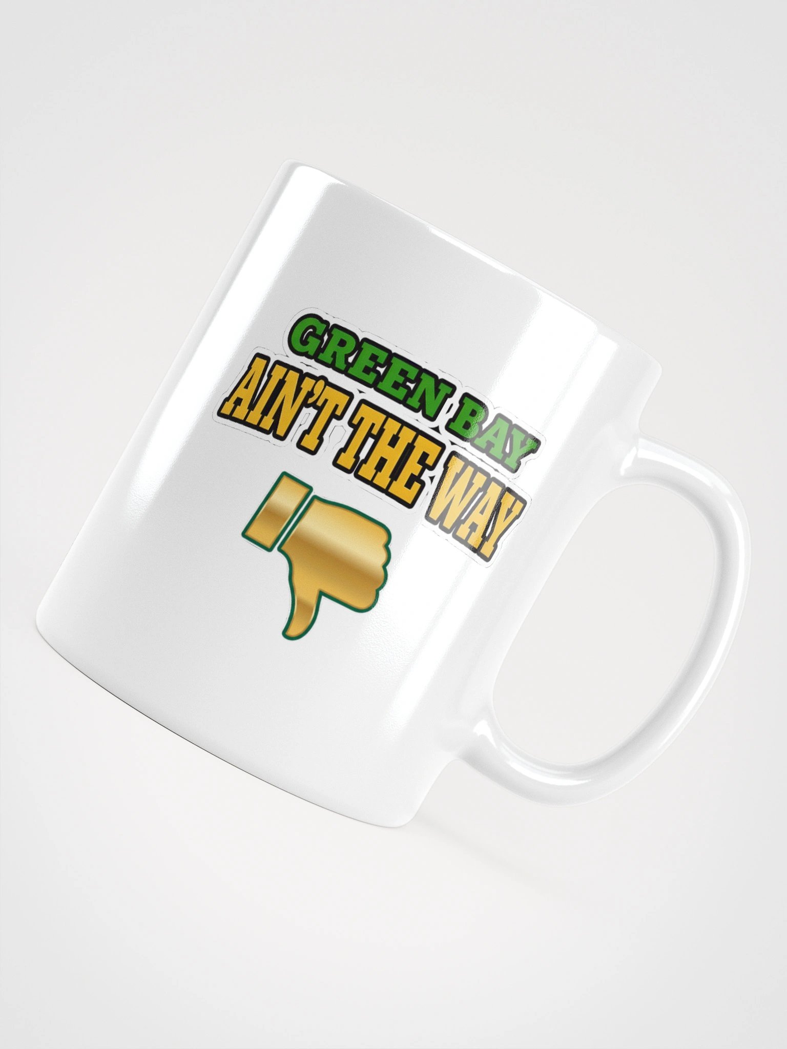 Green Bay Ain't The Way Cartoon Mug | Green Bay Rivals Fanz | Football | Rivals Locker product image (5)