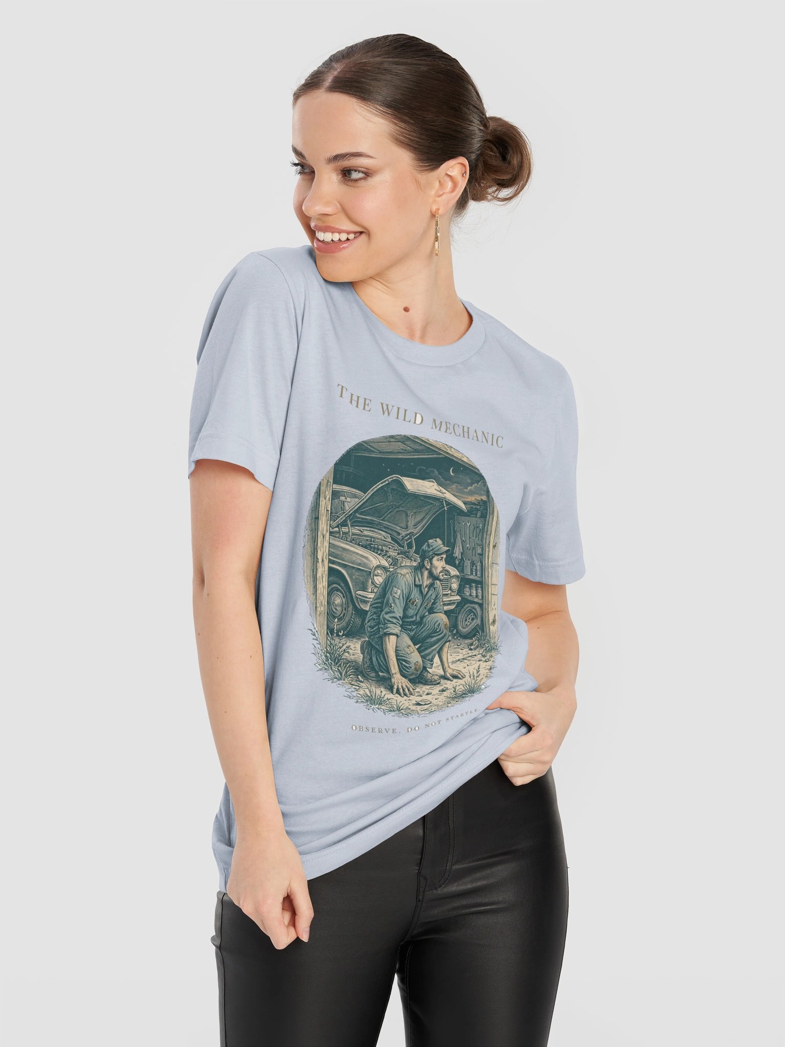 The Wild Mechanic Nature Documentary Parody Funny T-Shirt product image (11)