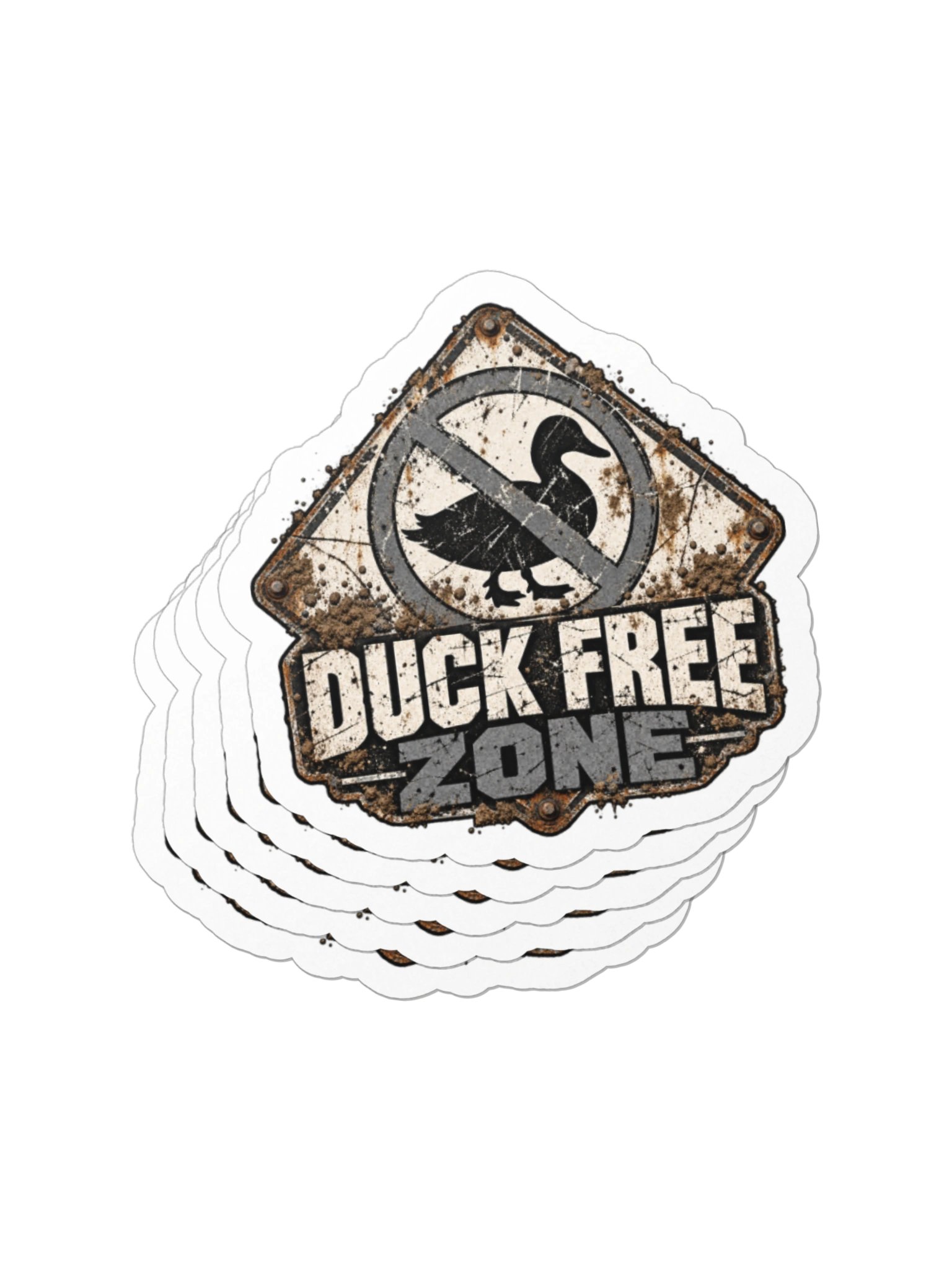 Duck Free Zone Stickers product image (7)