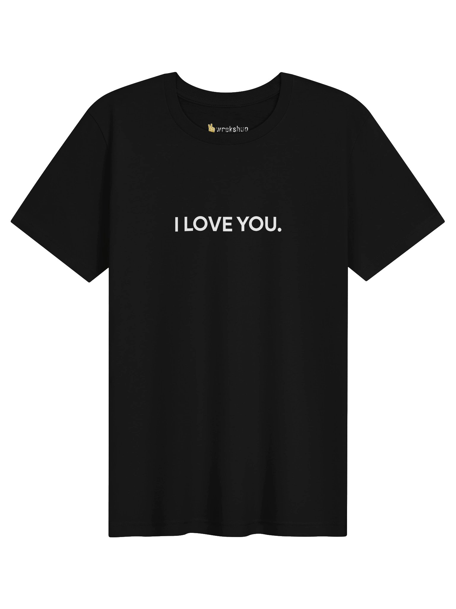 I Love You Minimalist Unisex Tee - BLACK product image (1)