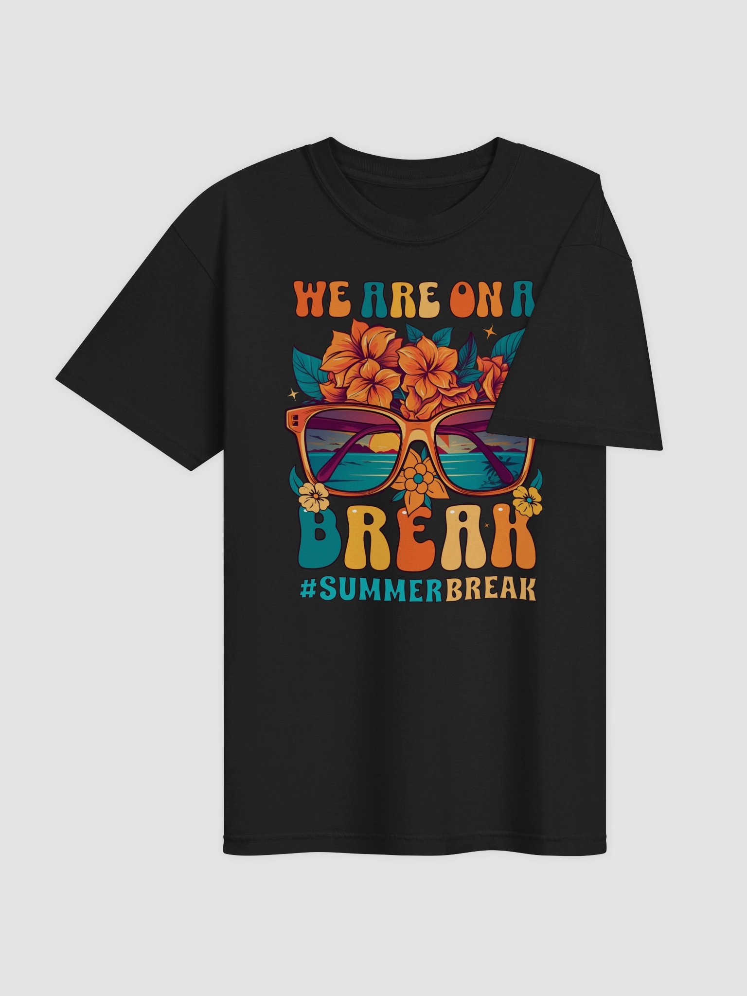 We Are On a Break Summer Sunglasses Tee product image (21)
