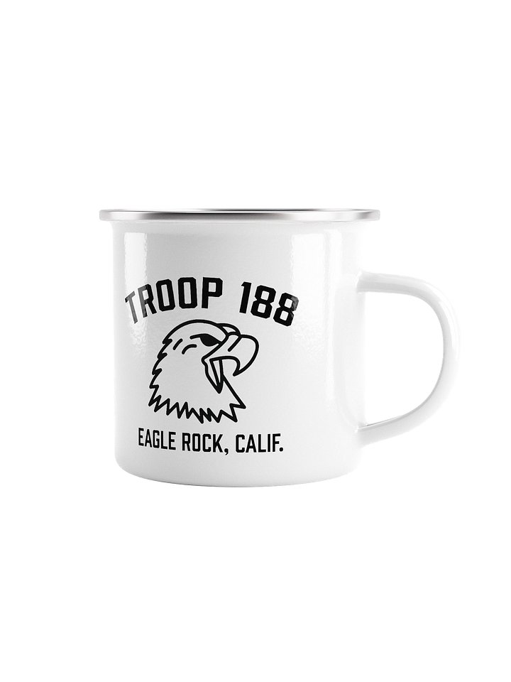 Troop 188 Eagle Rock Enamel Camp Mug product image (1)