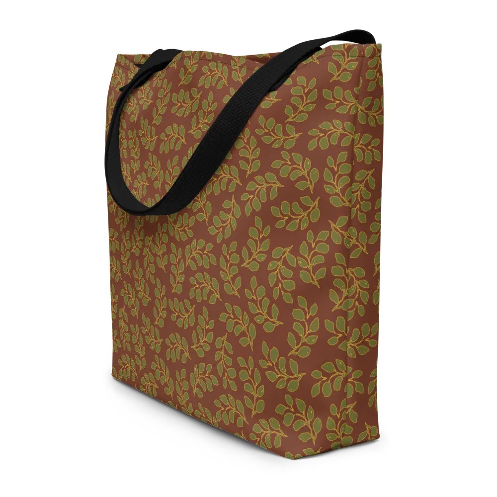 “Scattered Leaves Adrift” Large Tote Bag product image (3)