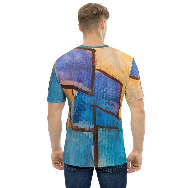 original art, abstract art on all over printed tshirt product image (1)