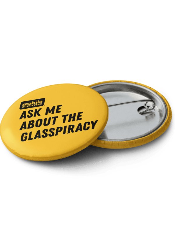 Ask Me About the Glasspiracy Button Pins product image (6)