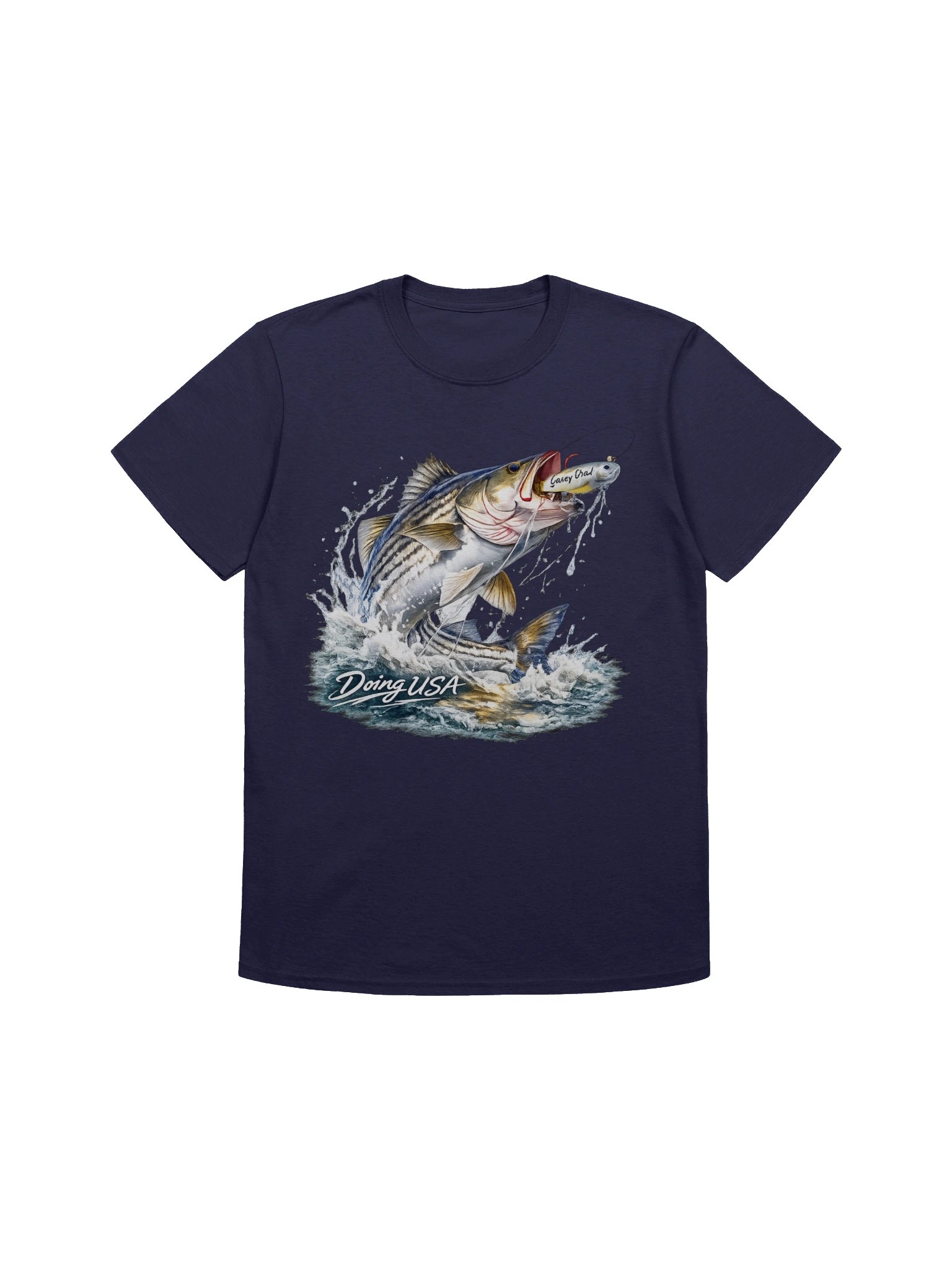 Doing USA Striper Smash Tee – Lake Texoma Edition - Front Design product image (1)