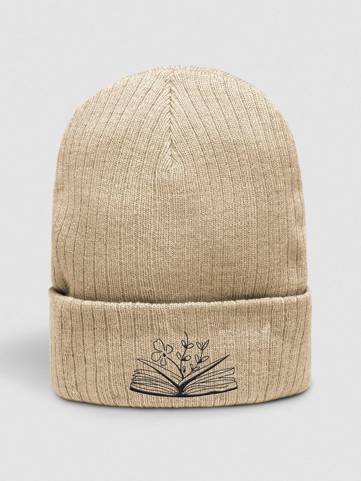 black logo beanie product image (1)