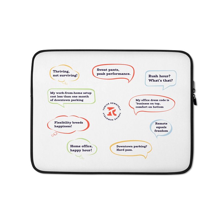 Home Office Vibes Laptop Sleeve product image (1)