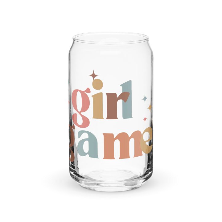 Fall Girl Gamer Can-Shaped Glass product image (2)