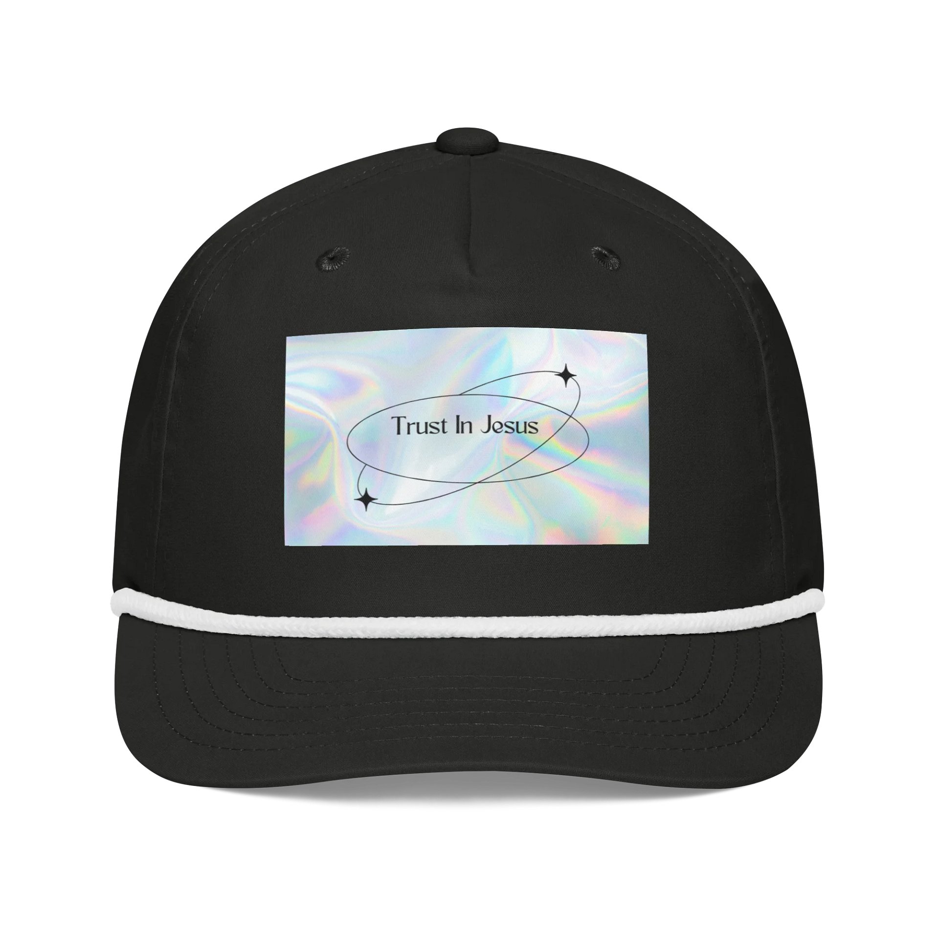 Iridescent Trust In Jesus Golf Cap product image (1)