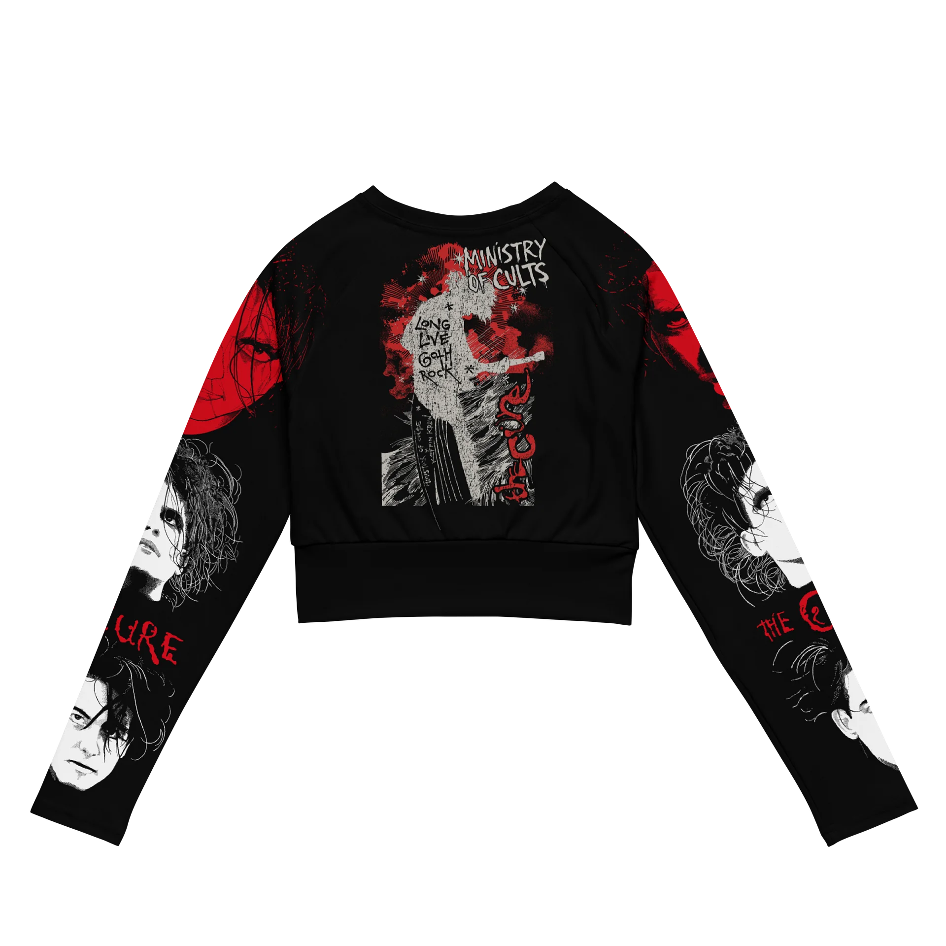 The Cure Retro L/S Crop Top product image (2)