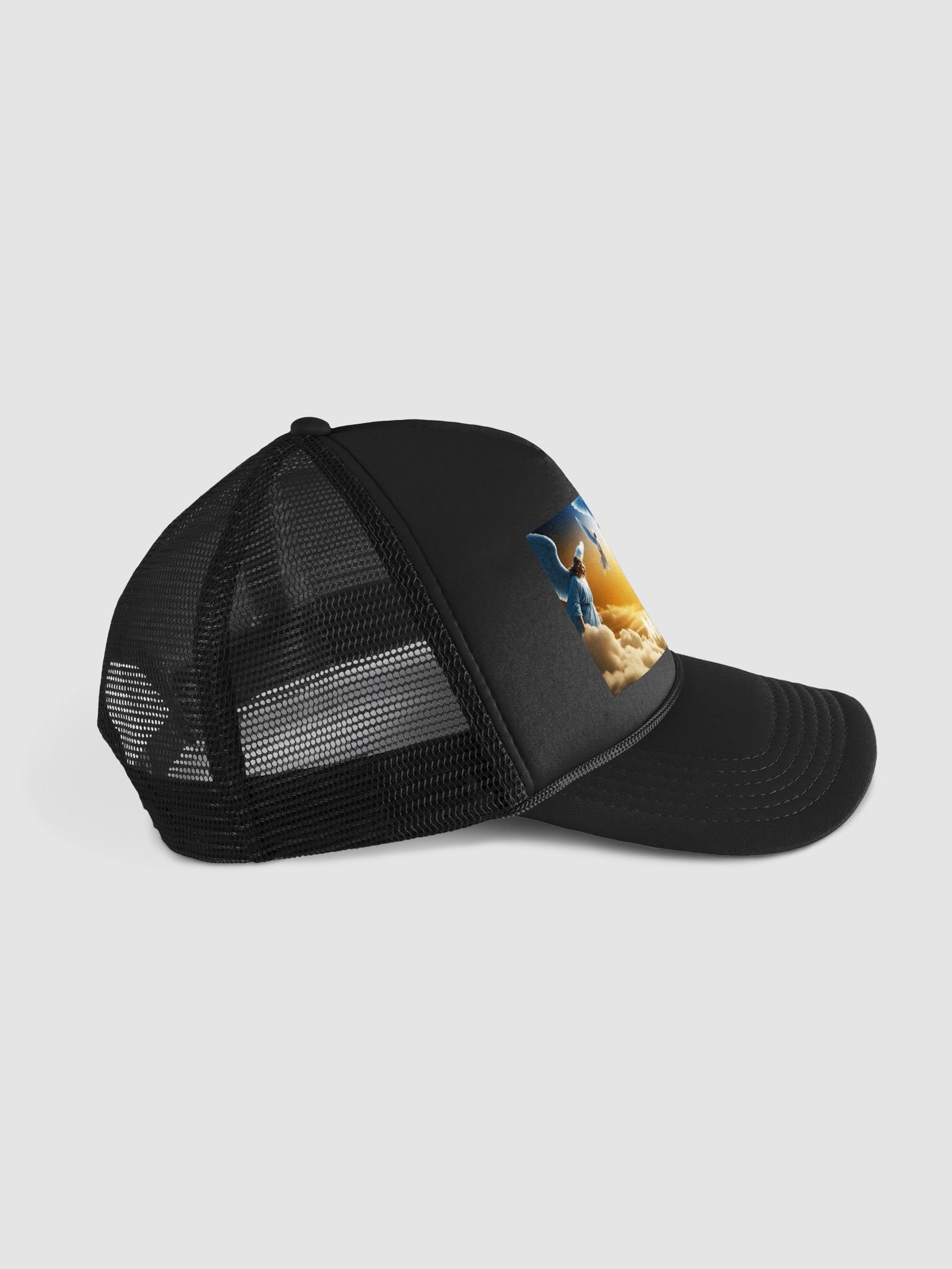 Jesus The Messiah | Heaven's Glory Trucker Hat product image (3)