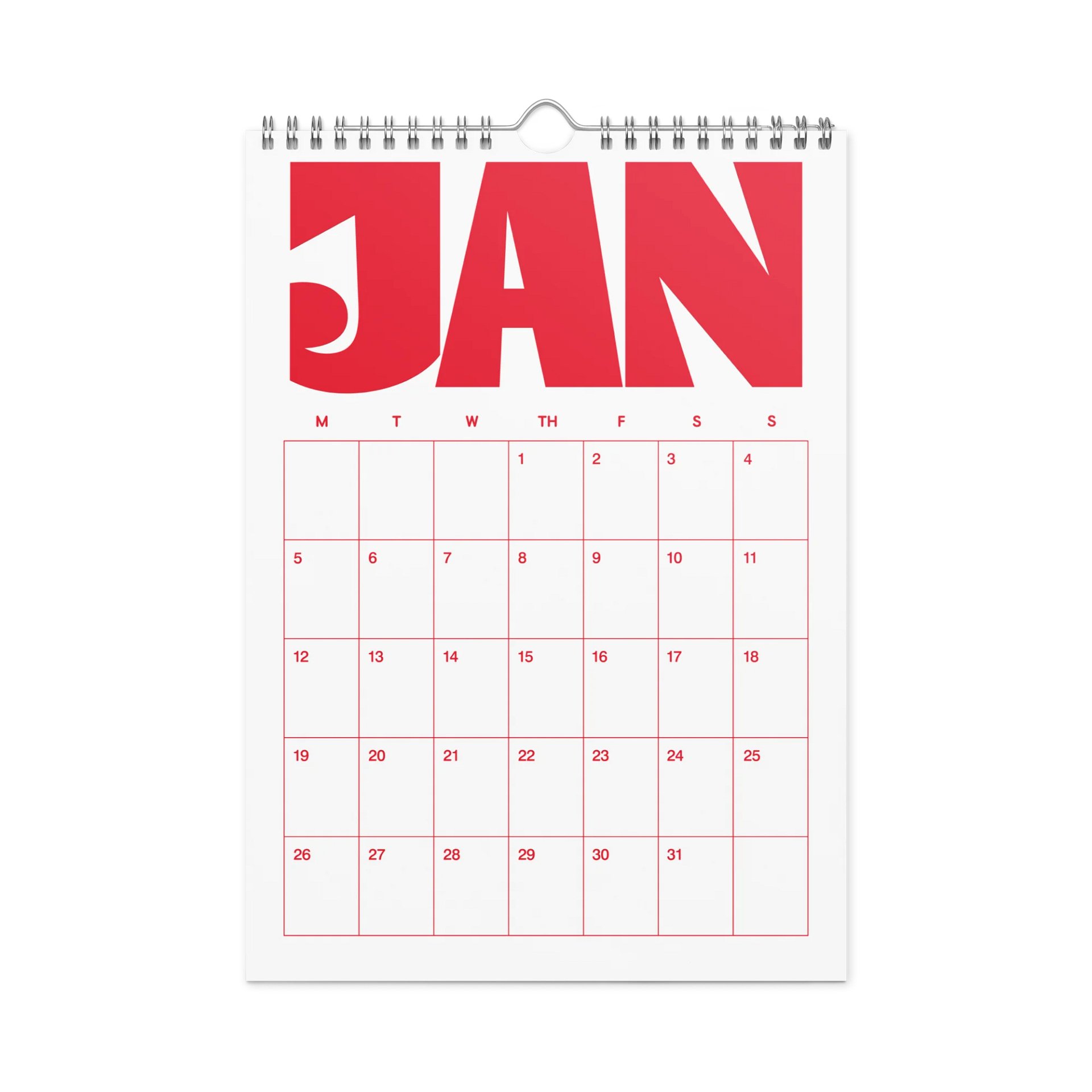 2026 Calendar (Monday start date) product image (2)