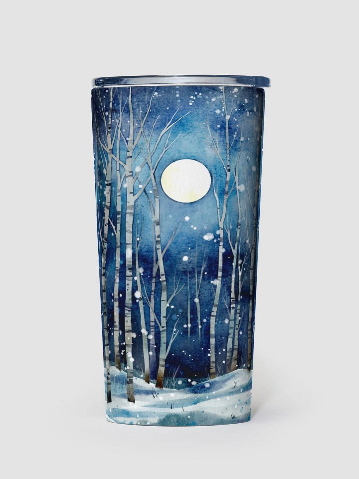 Moonlit Birch Forest Tumbler product image (1)