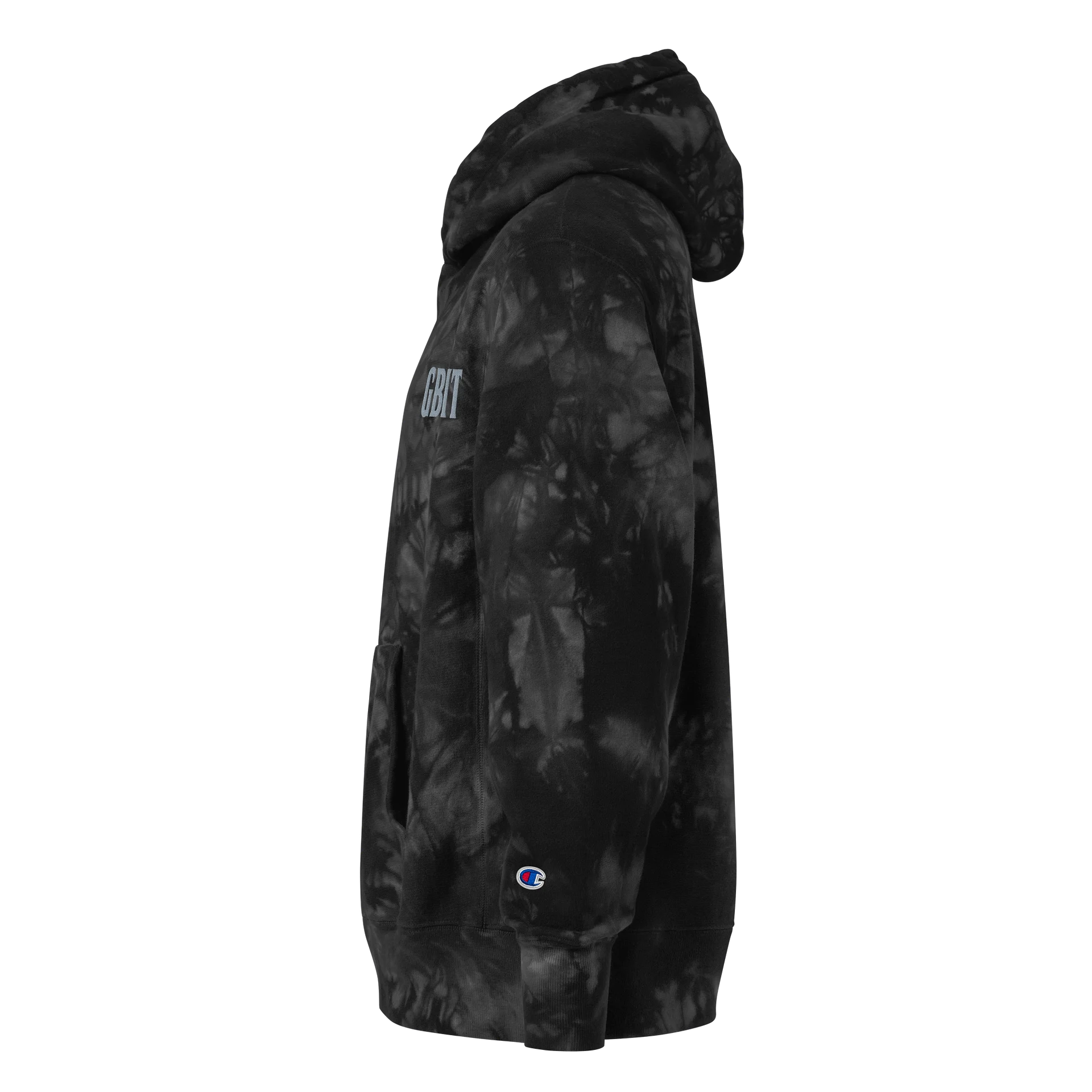 GBMT Premium Tie‑Dye Hoodie – Blackout Edition product image (5)