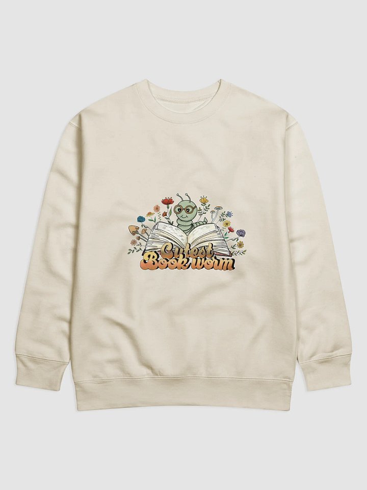 Cutest Bookworm Sweatshirt All colors - Large Print product image (1)