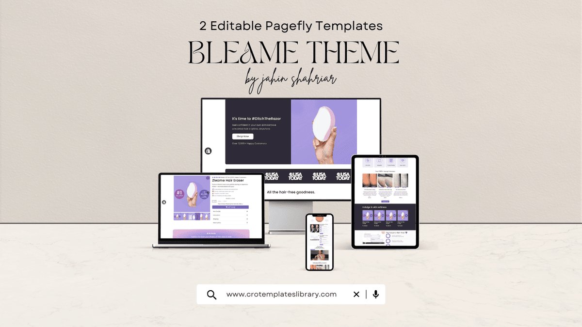 Bleame Pagefly Templates product image (1)