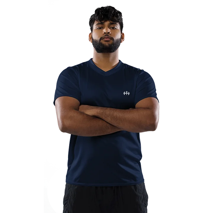 His House Mens Performance V-Neck T-Shirt - Navy product image (2)