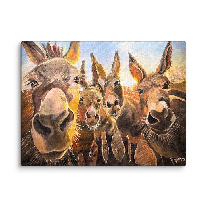 Four Mules - Giclee Canvas product image (8)