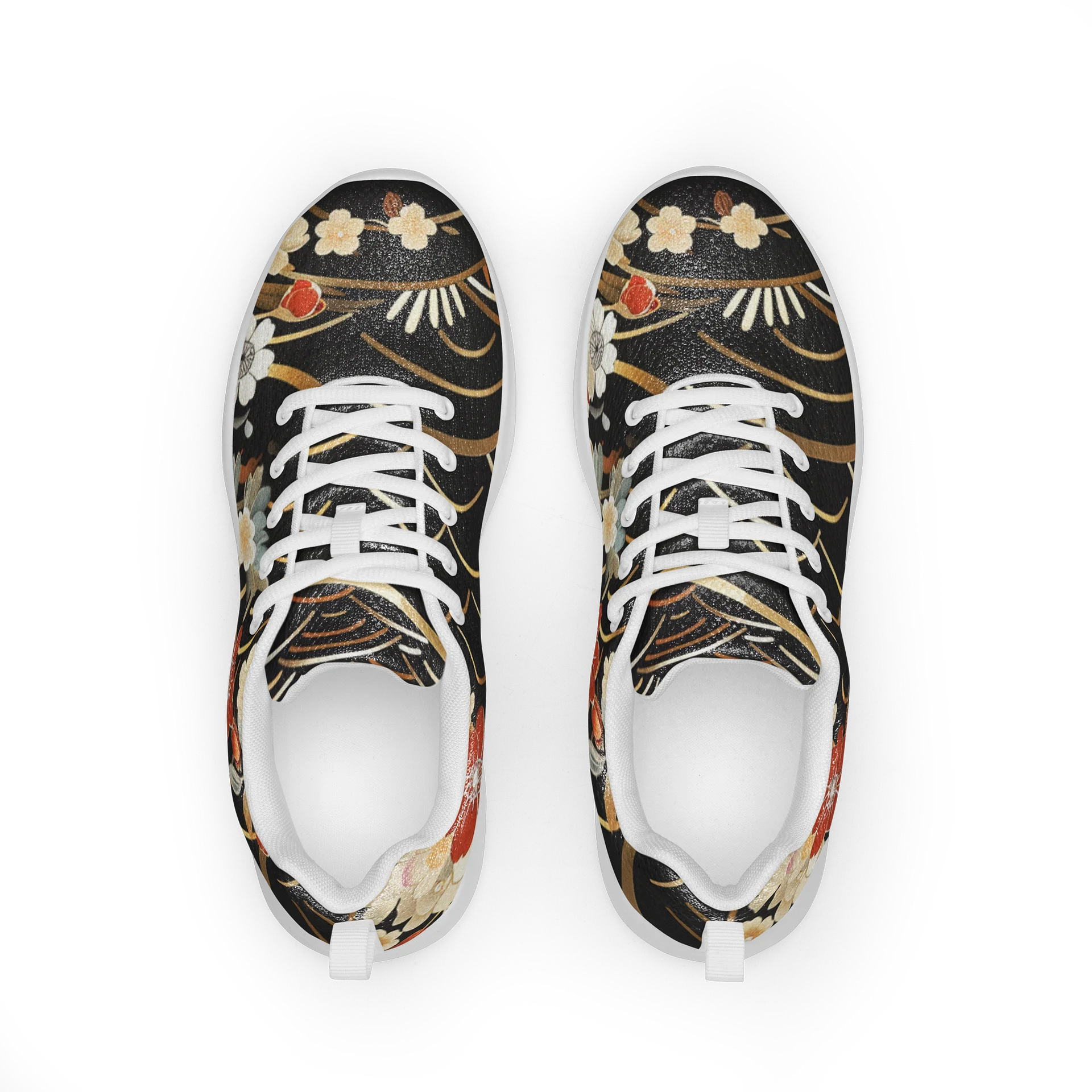 Japanese Kimono Floral Athletic Shoes | Women's Flyknit Sakura Sneakers product image (2)