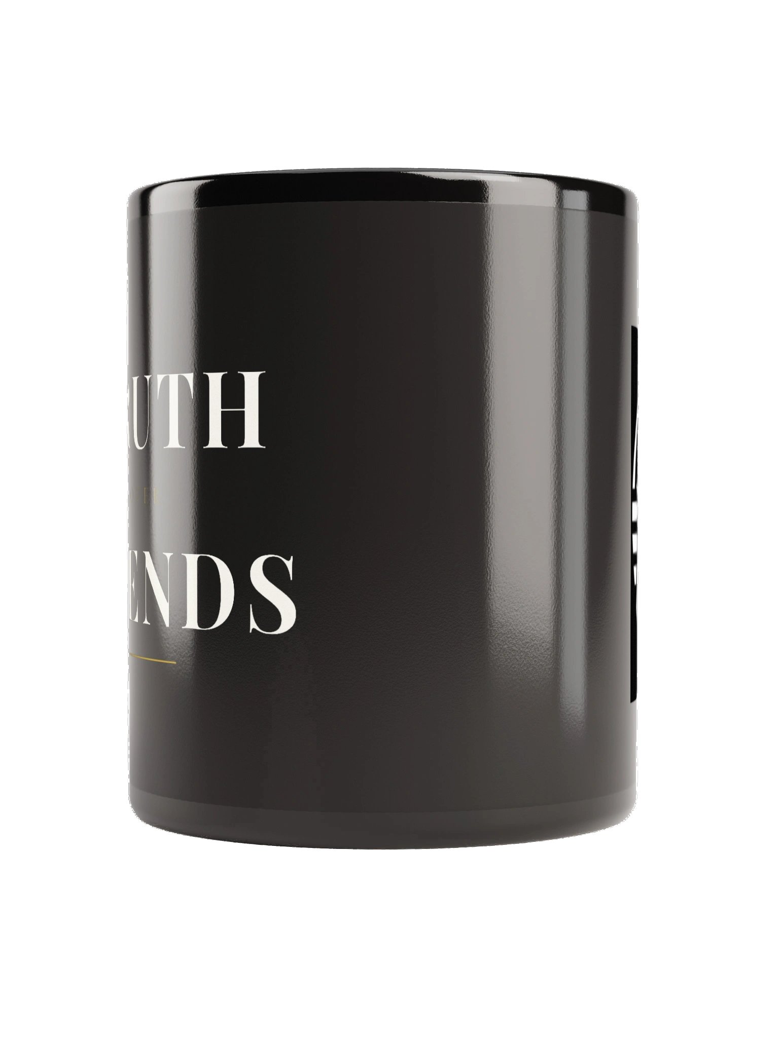 Truth Over Trends Black Ceramic Mug product image (2)