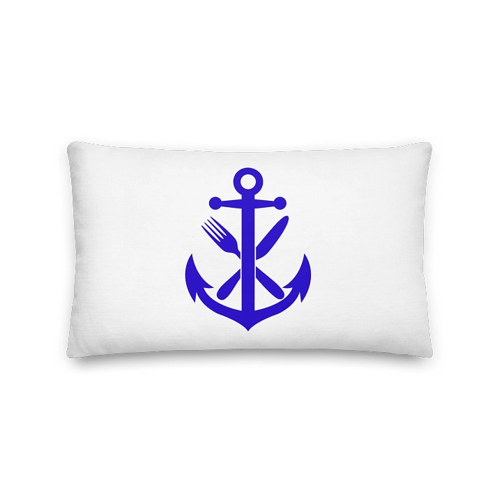 NAUTICAL ANCHOR THROW PILLOW product image (1)