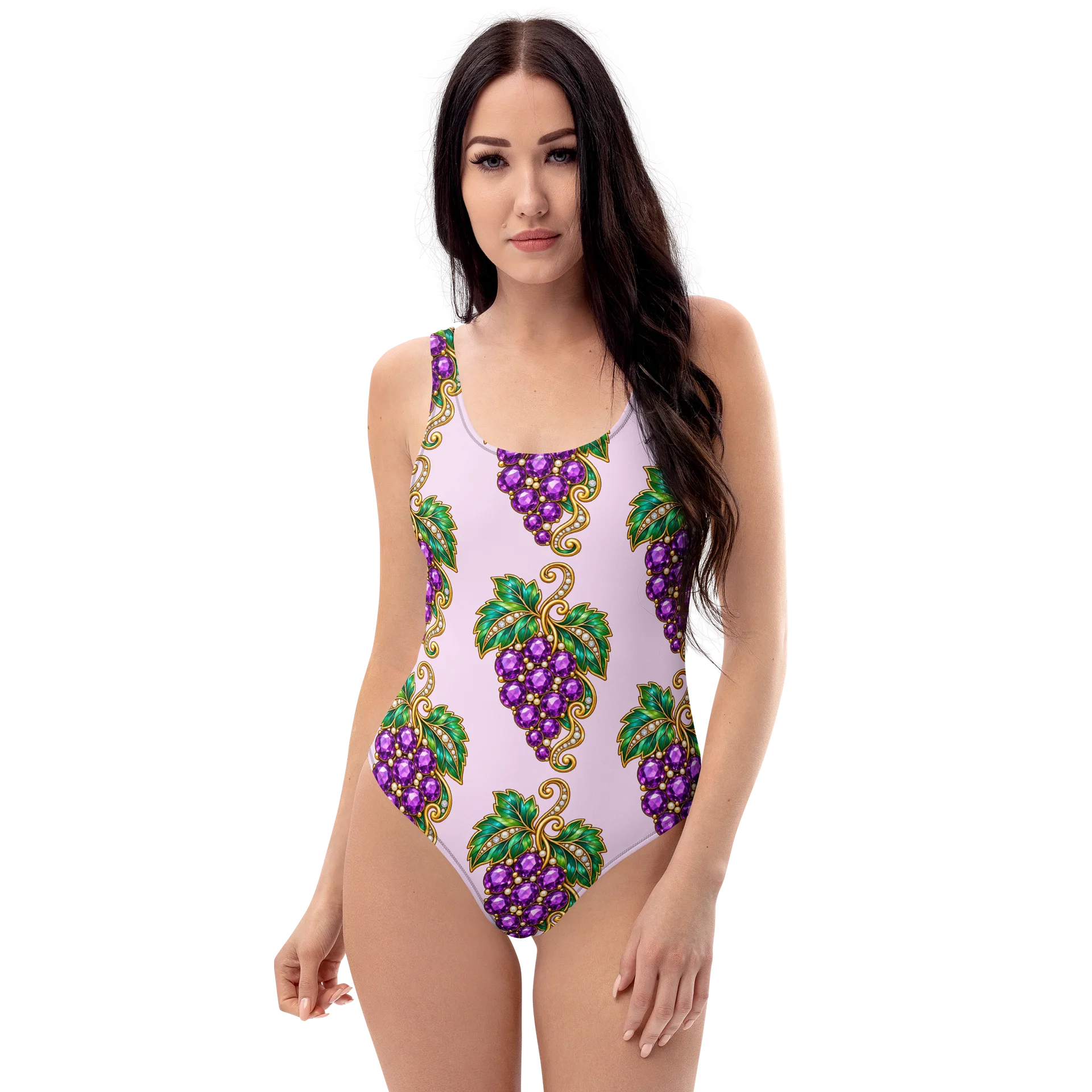 Grape Vine Ornamental One-Piece Swimsuit product image (1)
