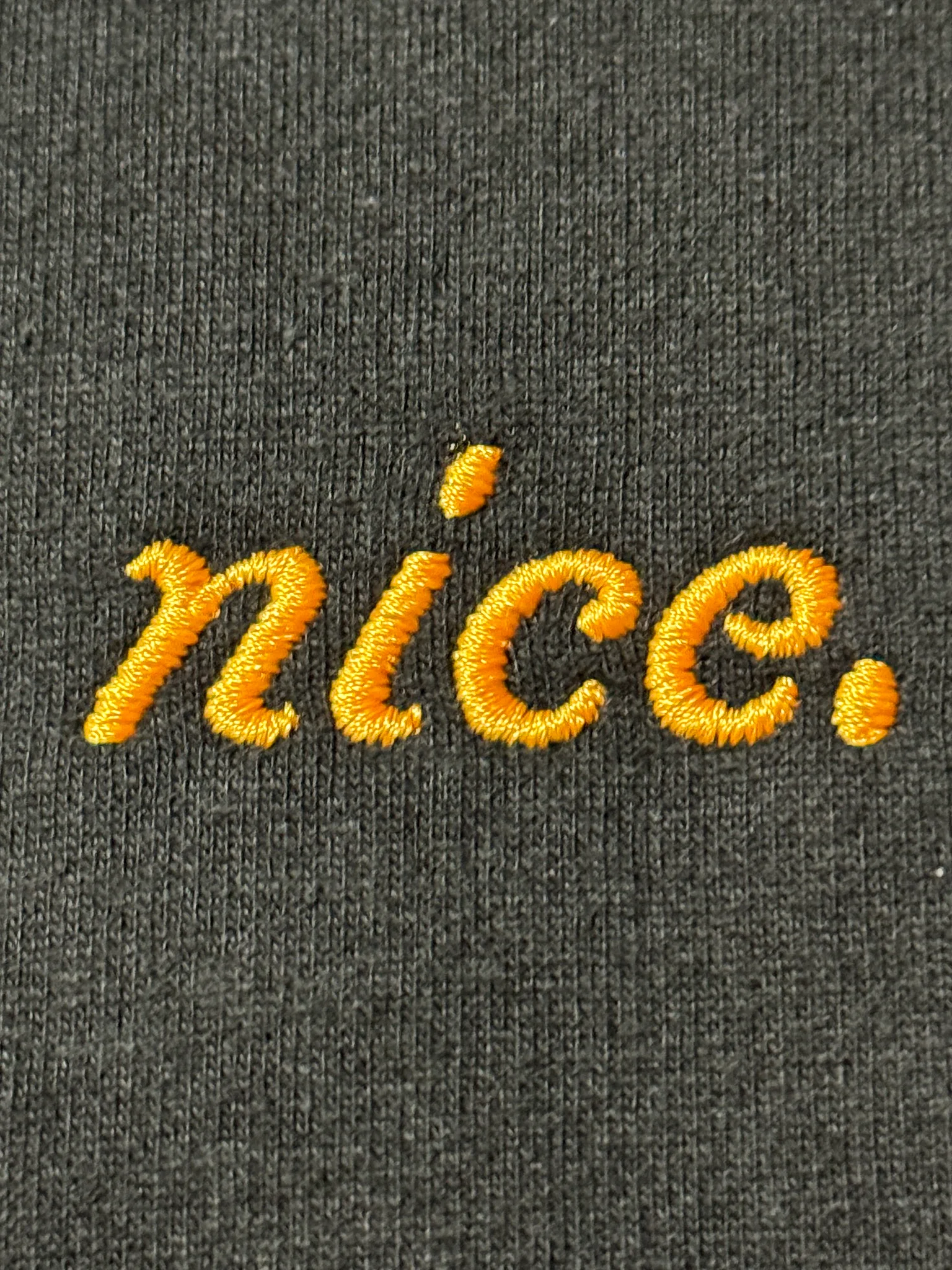 Nice. Gold Embroidered Hoodie (Black) product image (3)