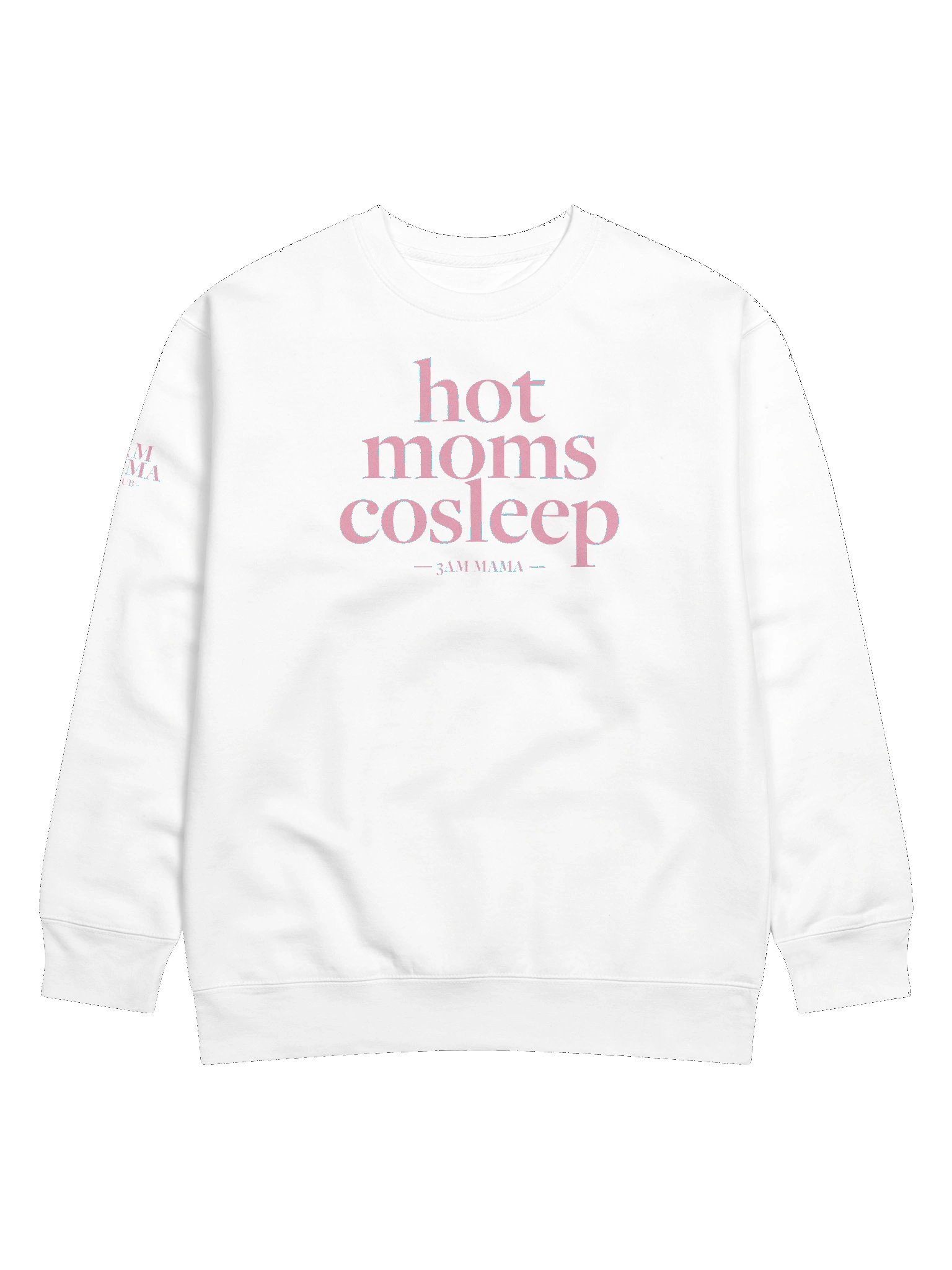 Hot Moms Cosleep Crewneck - White product image (1)