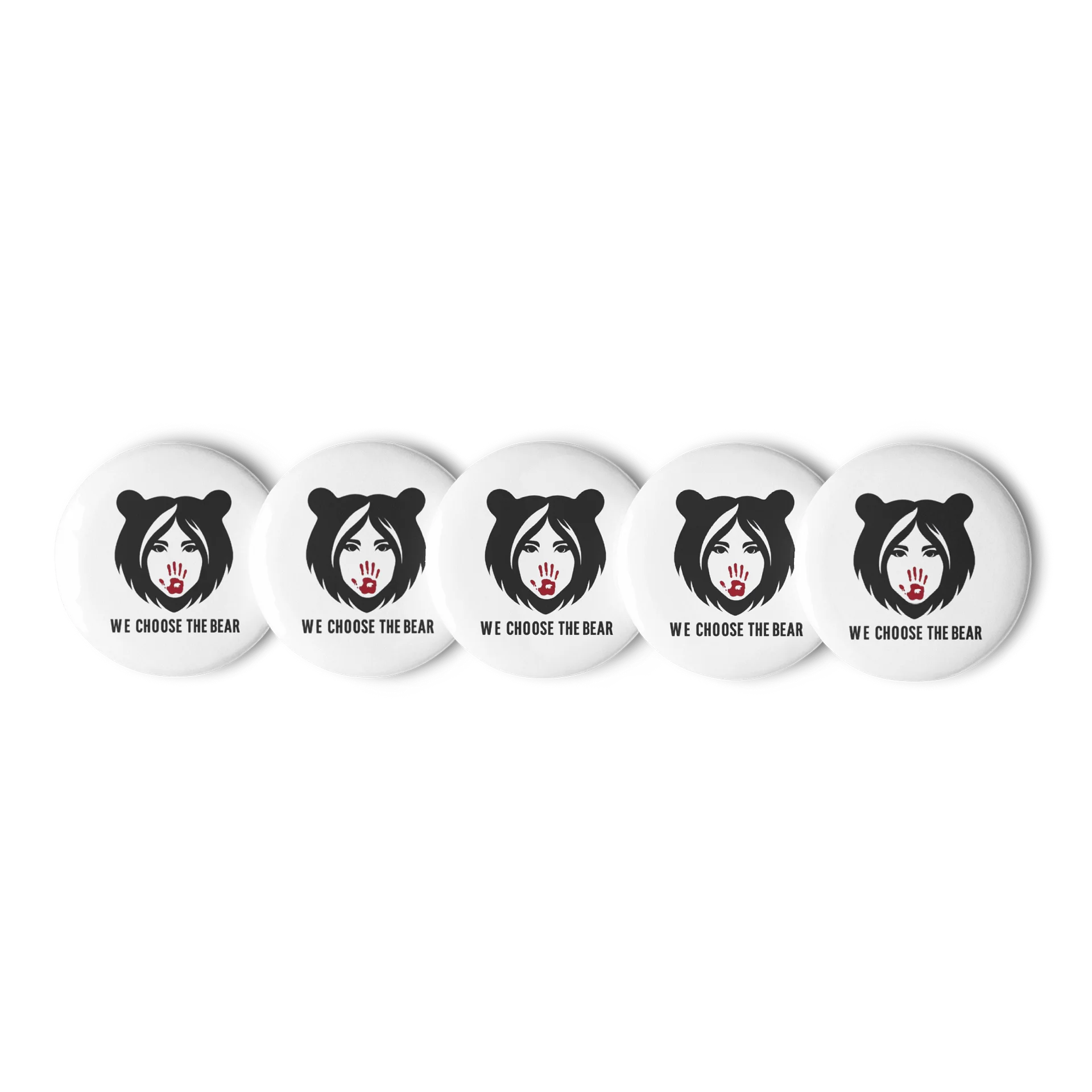 W E Choose The Bear (pins) product image (1)