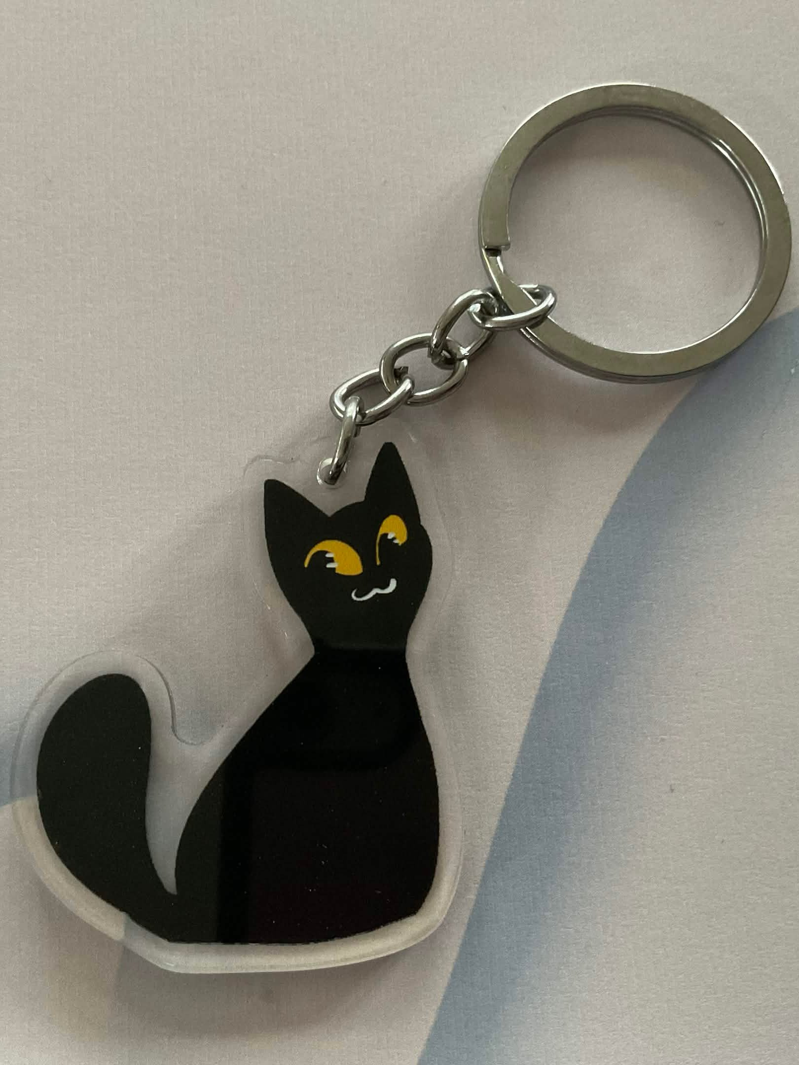 "Black & White Cat" charm product image (1)
