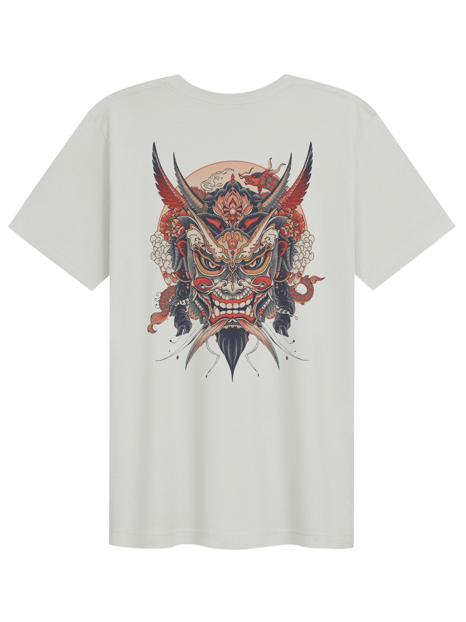 The Bold Oni Mask Streetwear T-Shirt product image (31)