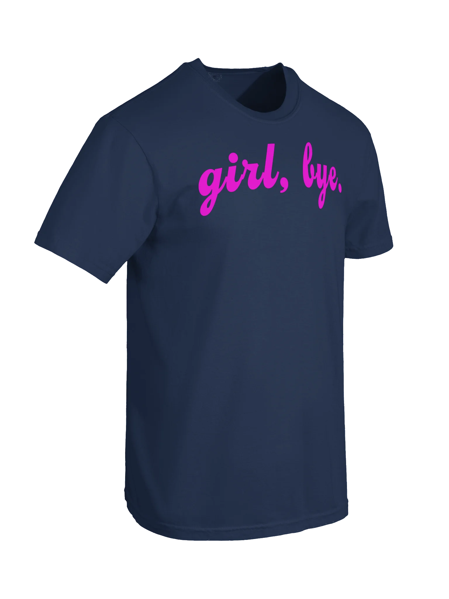 Girl, Bye by Aaliyah Quick Pink Cursive Tee product image (6)