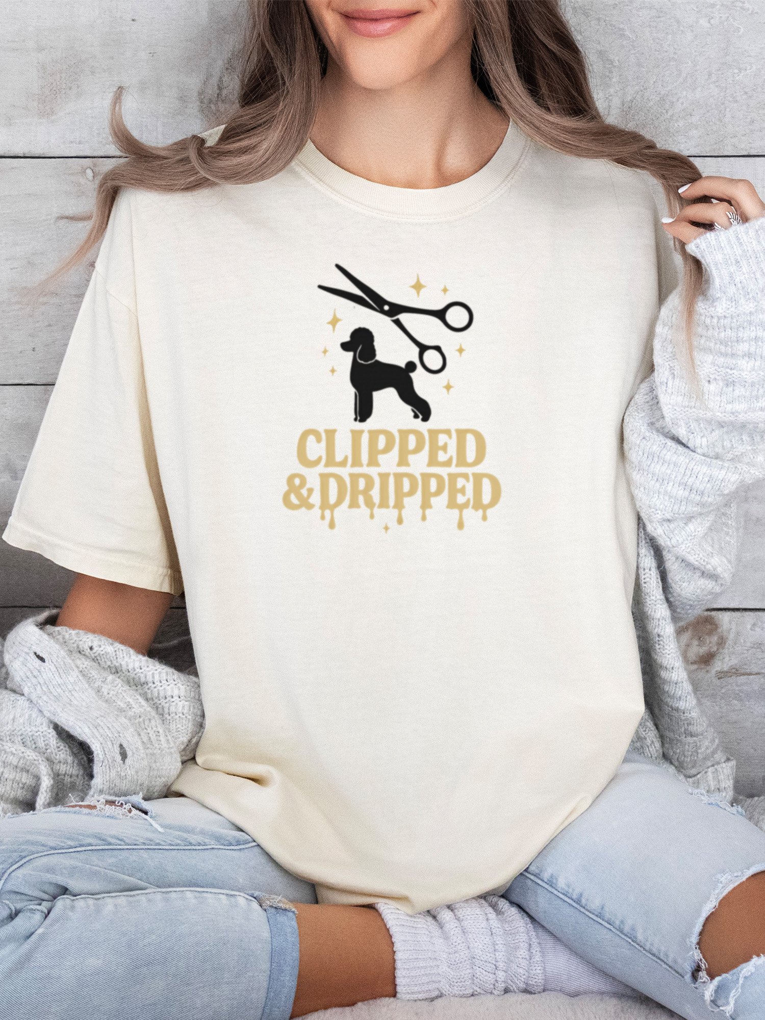 Clipped & Dripped (Poodle) Tee product image (19)