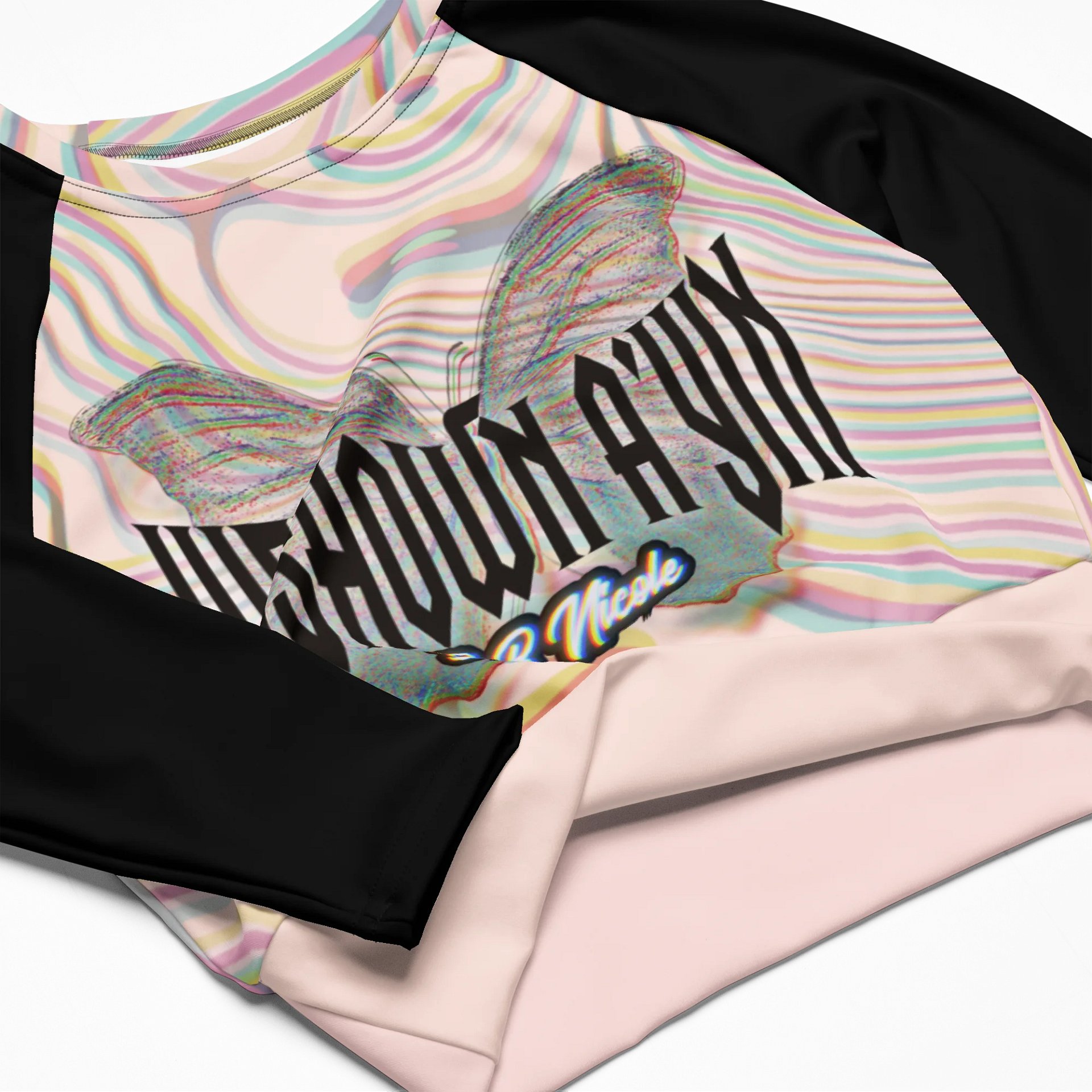 Divine Butterfly All-Over Crop Top product image (4)
