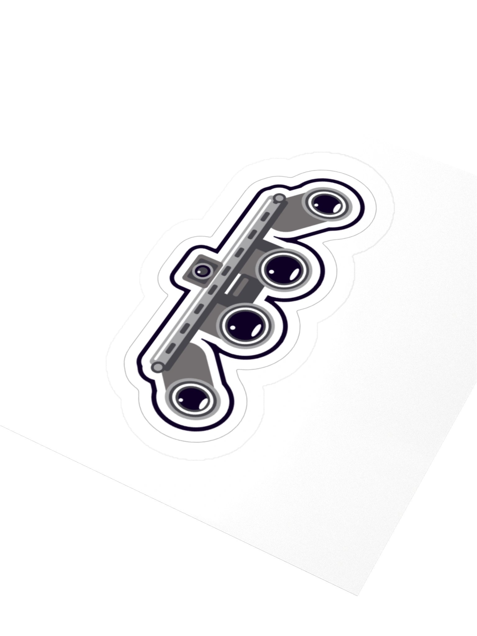 Quad Tube Goggles Die-Cut Sticker product image (3)