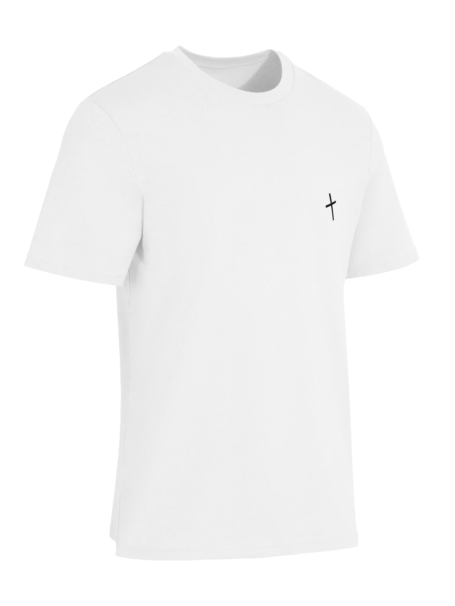 Cross White Tee Embroidered product image (6)
