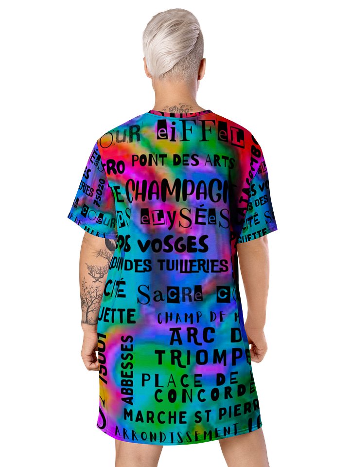 PARIS WORDS - T-SHIRT DRESS [11 sizes] product image (2)