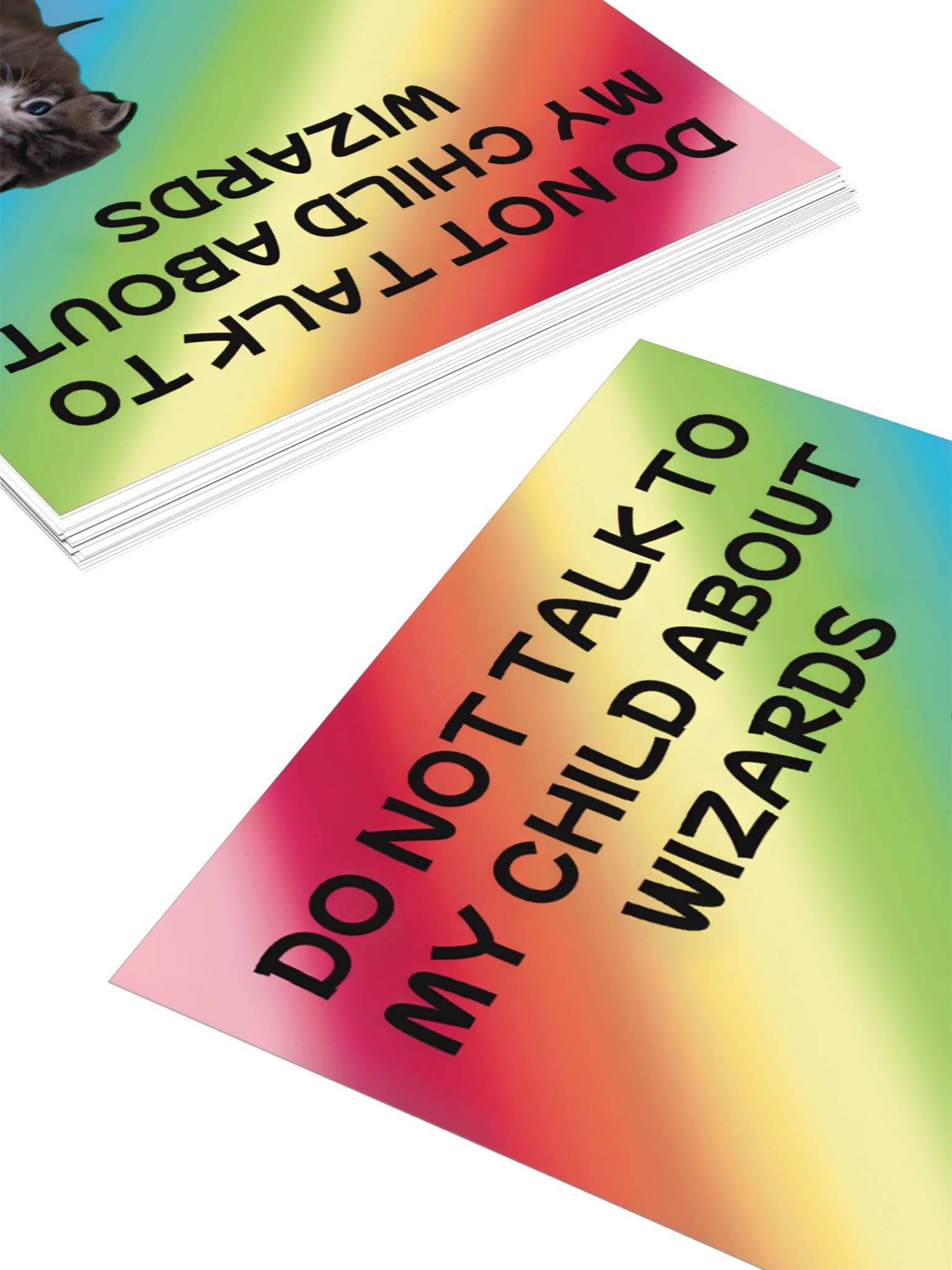 Do Not Talk to My Child About Wizards Sticker product image (10)