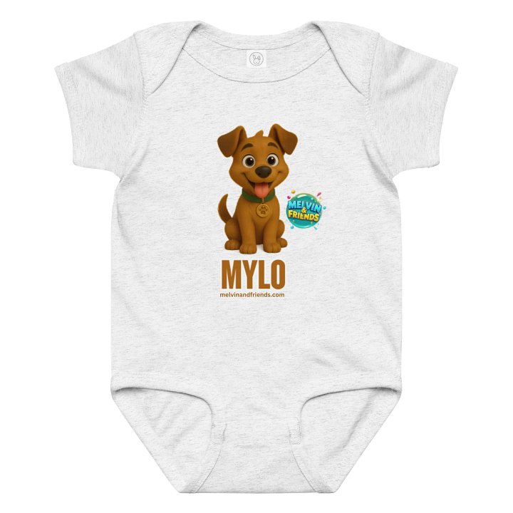 Mylo Baby Onesie – Melvin & Friends® | Soft Premium Infant Bodysuit product image (6)