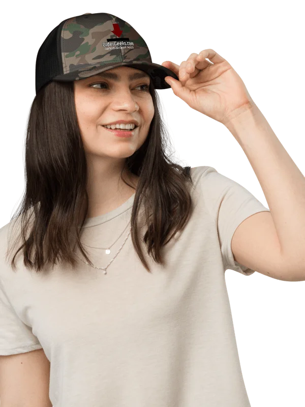 OlderGeeks Camouflage Trucker Hat product image (2)