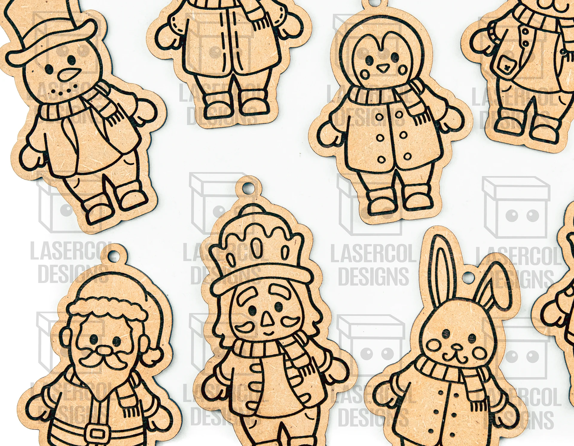 Christmas Ornaments - Laser Cut Files product image (7)