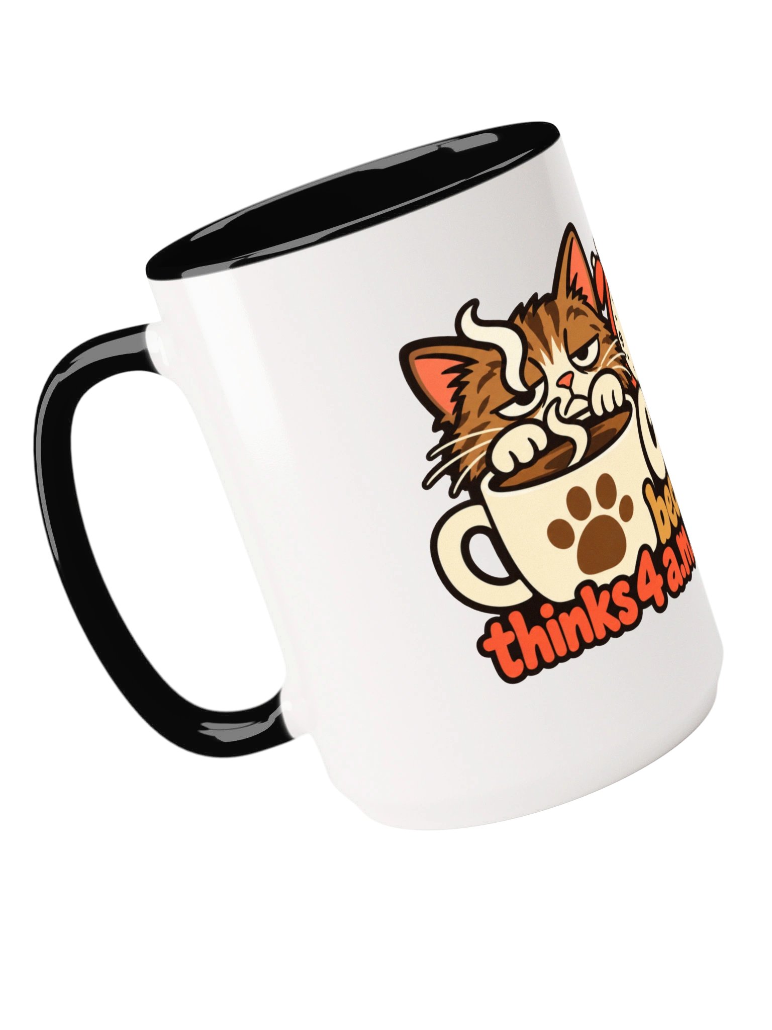 Coffee: Because My Cat Thinks [Ceramic Mug] product image (2)