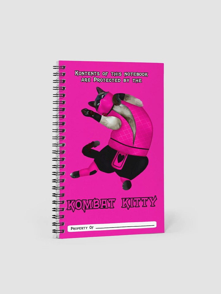 Kombat Kitty Notebook product image (1)
